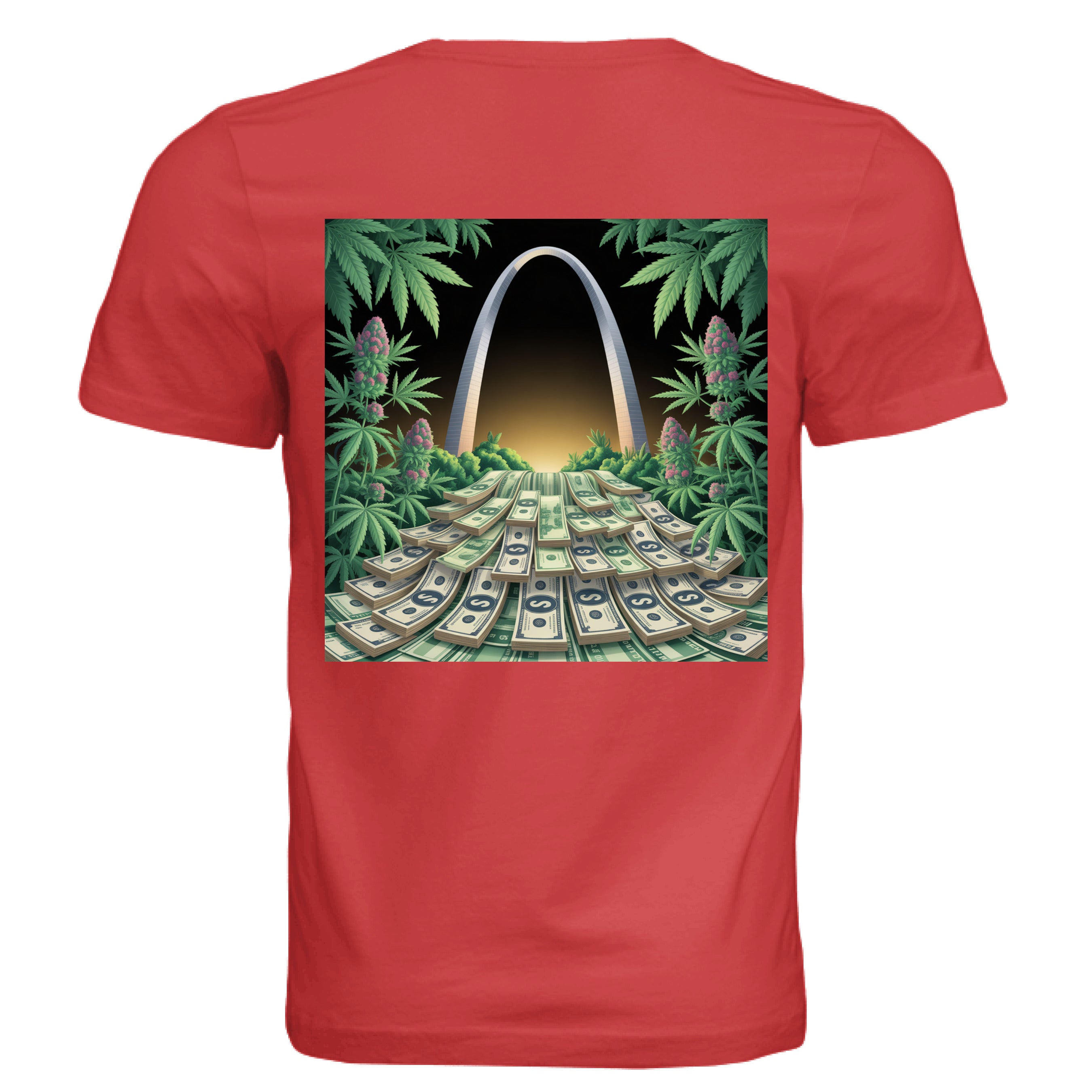 SOLID RED TRIBLN - BACK