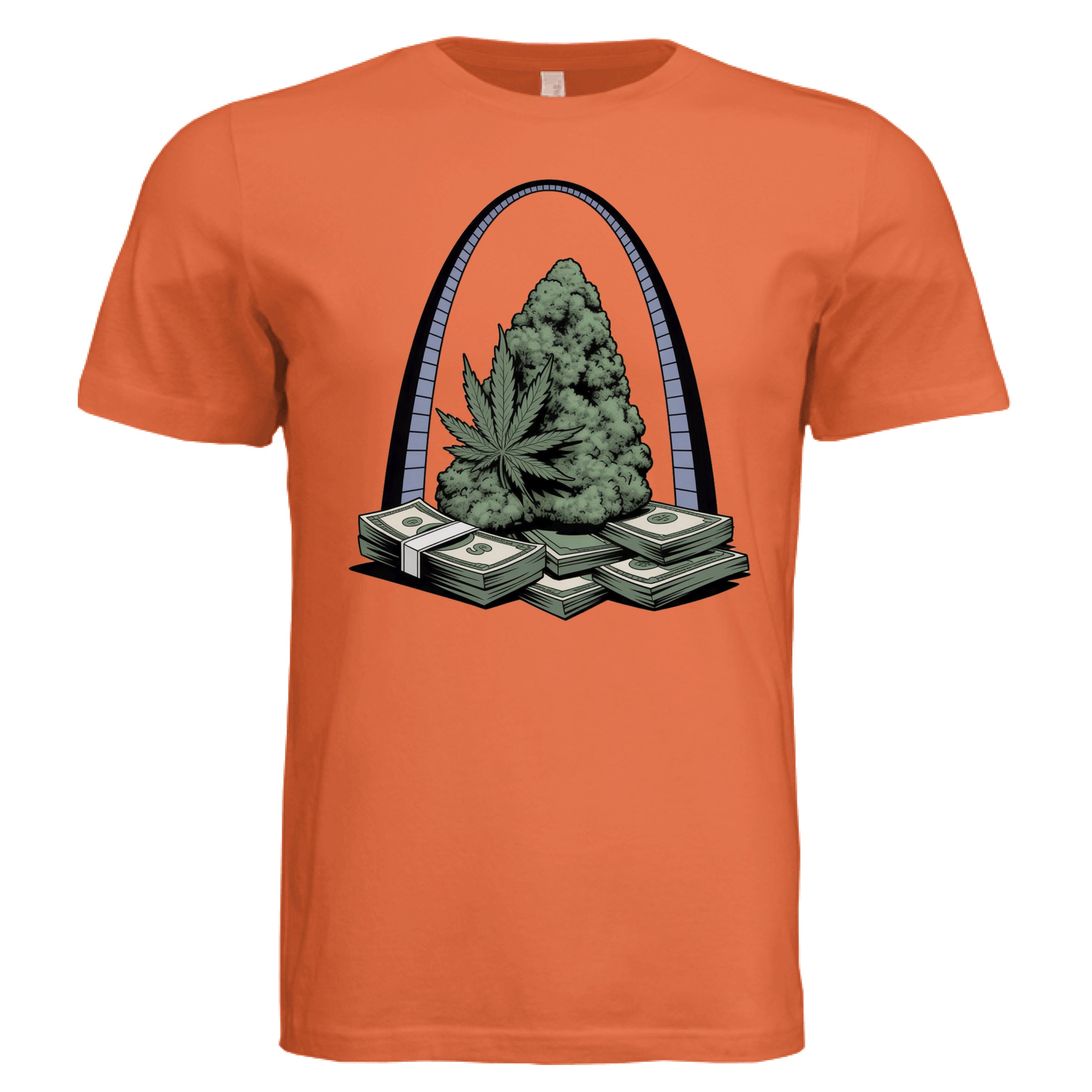 Solid Orange Triblend - FRONT